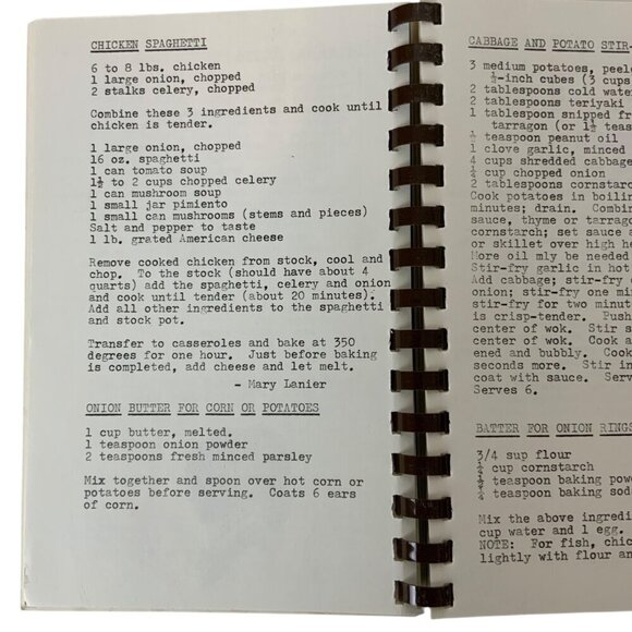 East Texas Rebekah Round-Up Cookbook Spiral Bound 1987 Deep East Texas Cooking - Picture 5 of 13